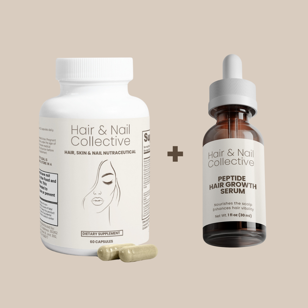 The Awakening System - Hair, Skin, & Nails Essentials + Peptide Hair Growth Serum